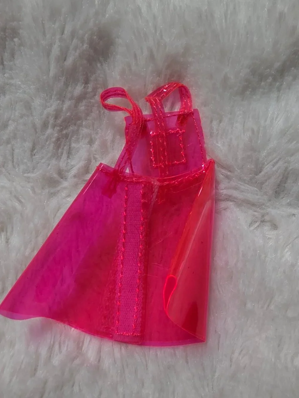 LOL OMG Fierce Doll Neonlicious Replacement Pink Translucent Skirt Dress Piece